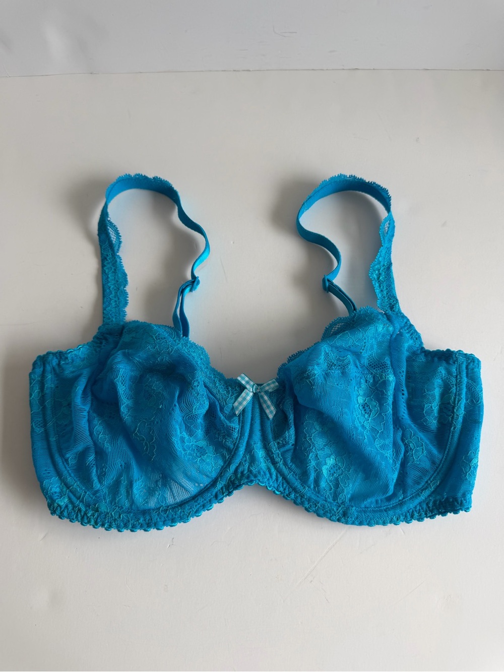 PrimaDonna Twist Caramba Summer Blue Lace Underwire Bra 34D NWT